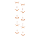 Mini Dragonfly chain earrings