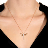 Small Dragonfly necklace