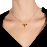 Small Dragonfly necklace
