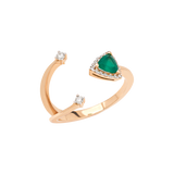 Micro Green Onyx ring