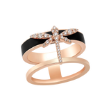 1926 Dragonfly band ring