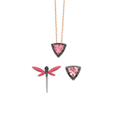 Micro Cosmos Pink Tourmaline 3-set