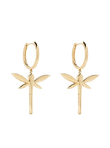 Small Dragonfly Drop Earrings