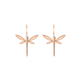 Small Dragonfly drop earrings