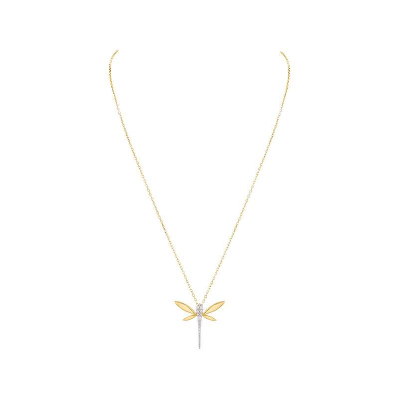 Small Dragonfly necklace