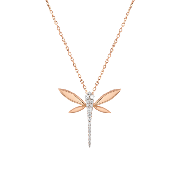 Small Dragonfly necklace