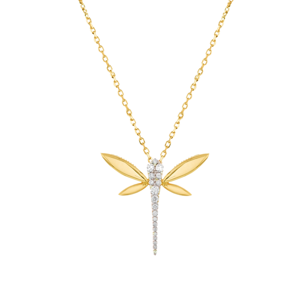 Small Dragonfly necklace