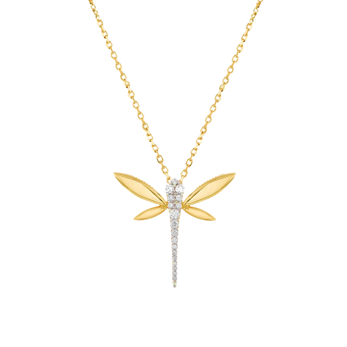 Small Dragonfly necklace