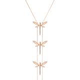 Long Three Dragonfly necklace