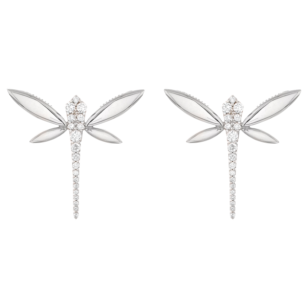 Small Dragonfly clip earrings