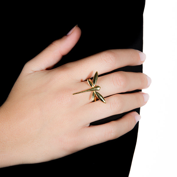 Small Dragonfly ring