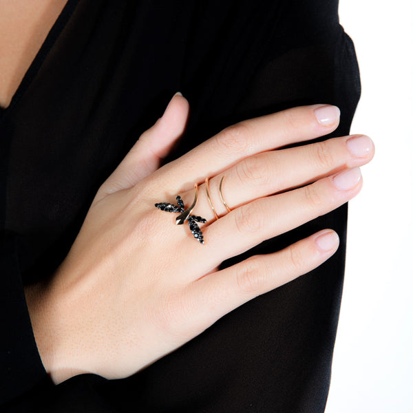 Small Dragonfly Ring