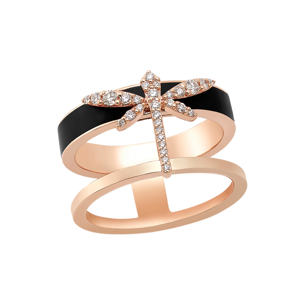 The K Alphabet Diamond Ring | PC Jeweller