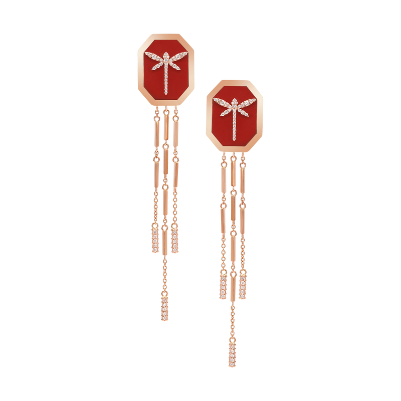 1926 Dragonfly earrings