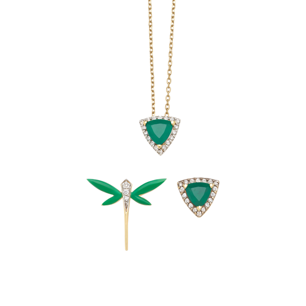 Micro Cosmos Green Onyx 3-set