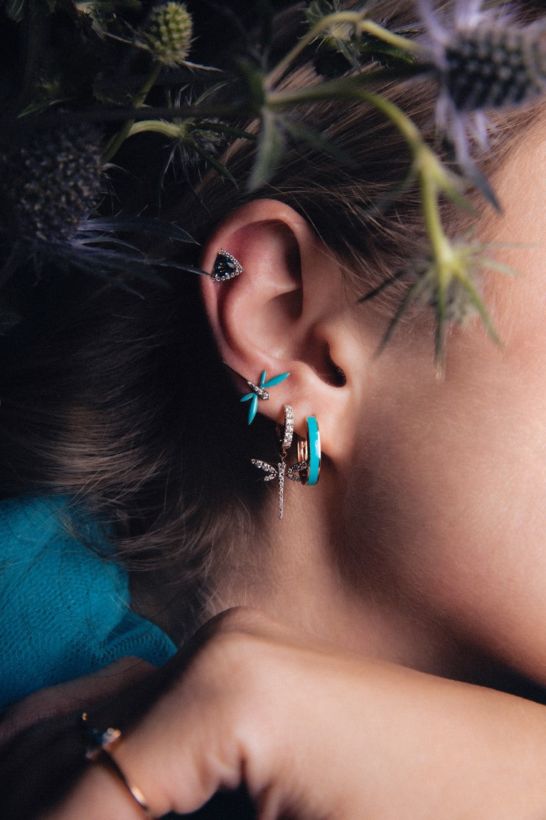 Micro Cosmos Mono Ear hoop