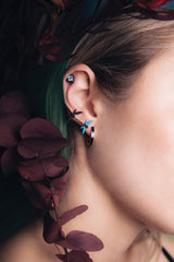 Micro Cosmos Mono Ear hoop