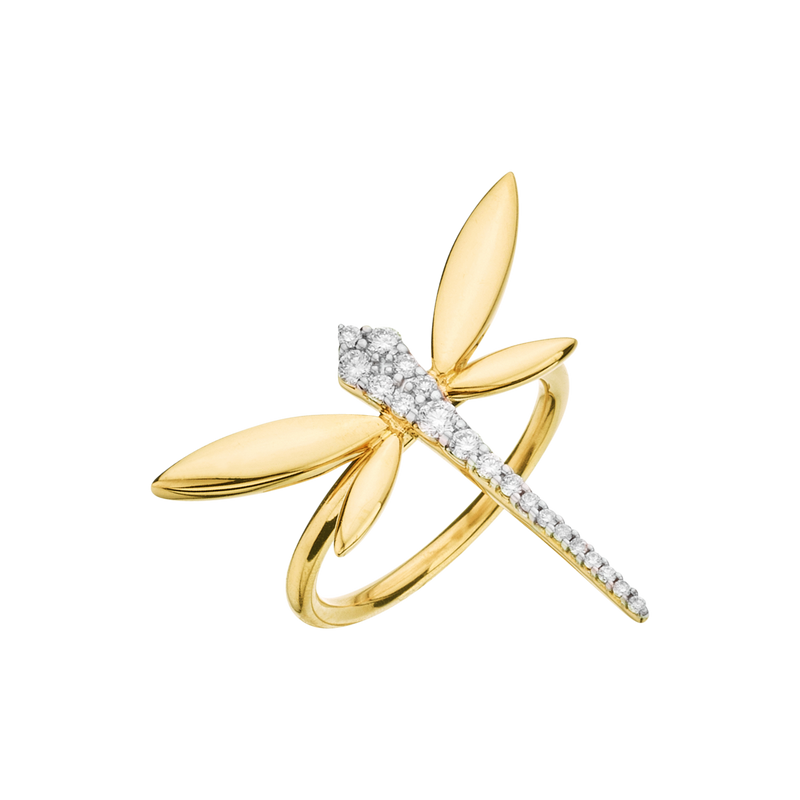 Small Dragonfly Ring